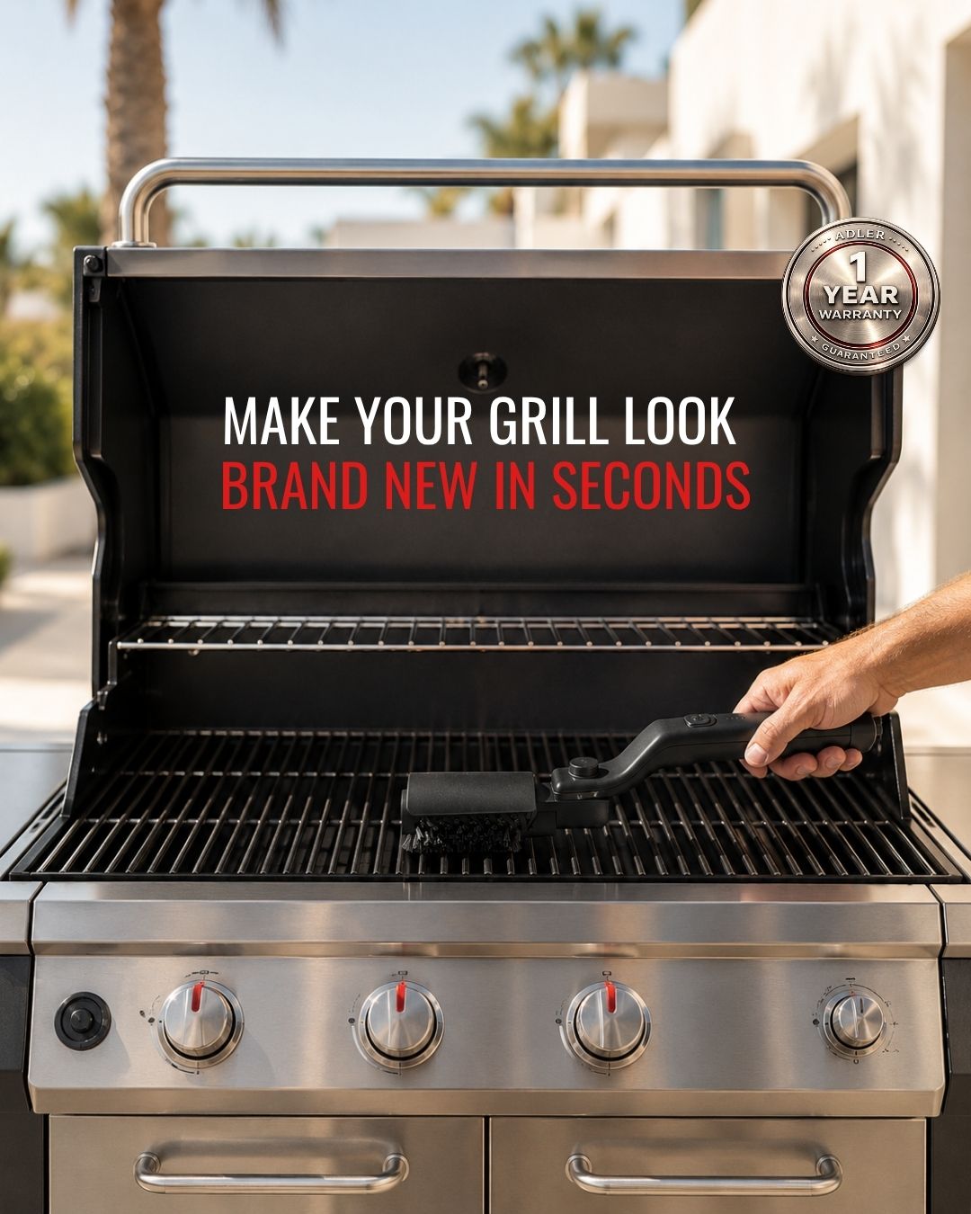 ADLER ELECTRIC GRILL BRUSH