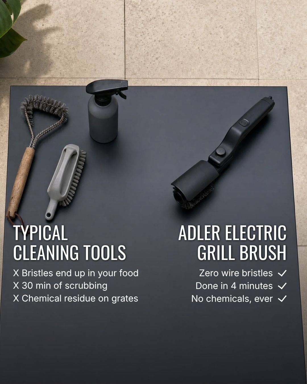 ADLER ELECTRIC GRILL BRUSH